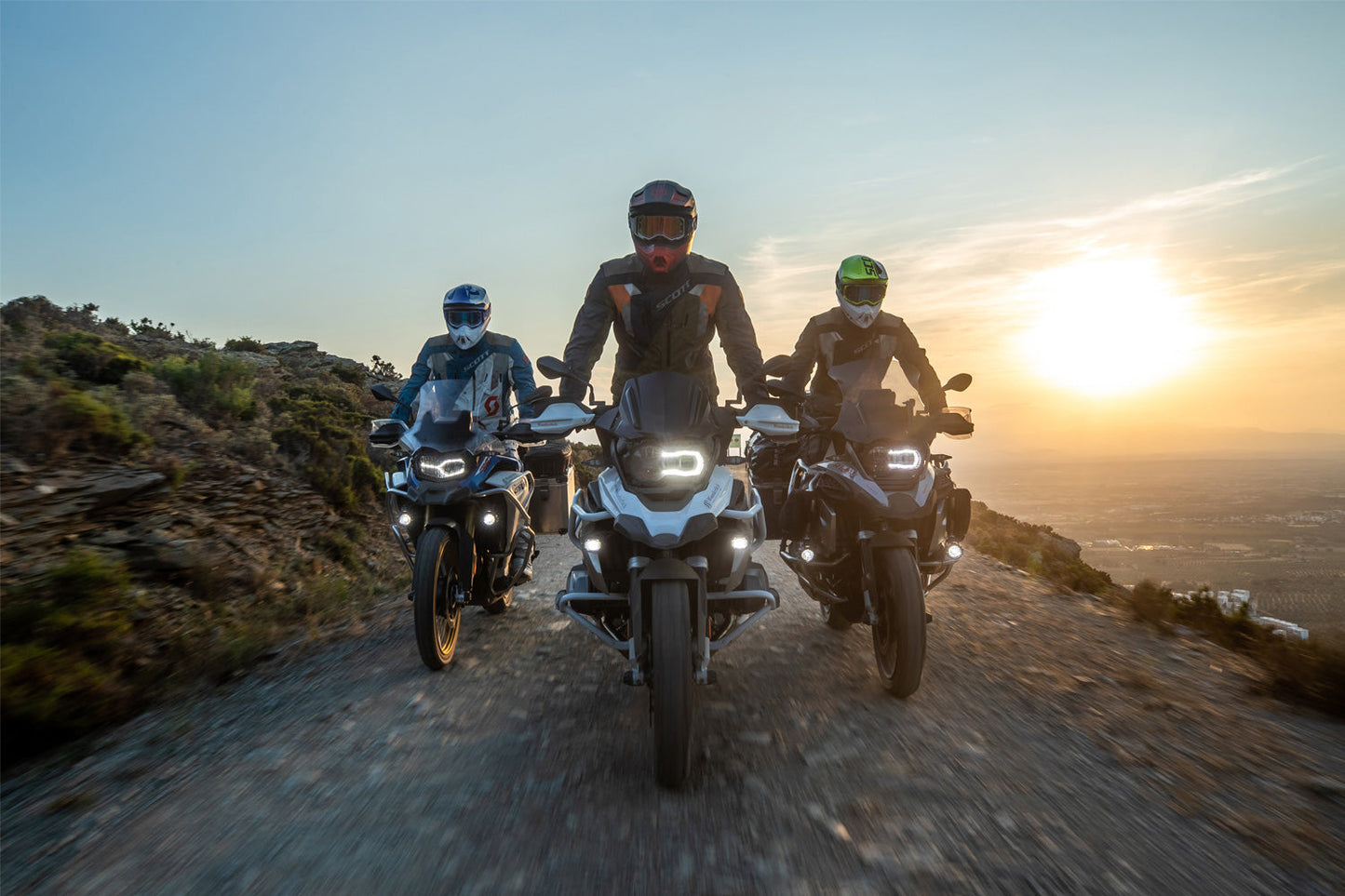 MICROFLOOTER LED auxiliary headlight for protection bar - black