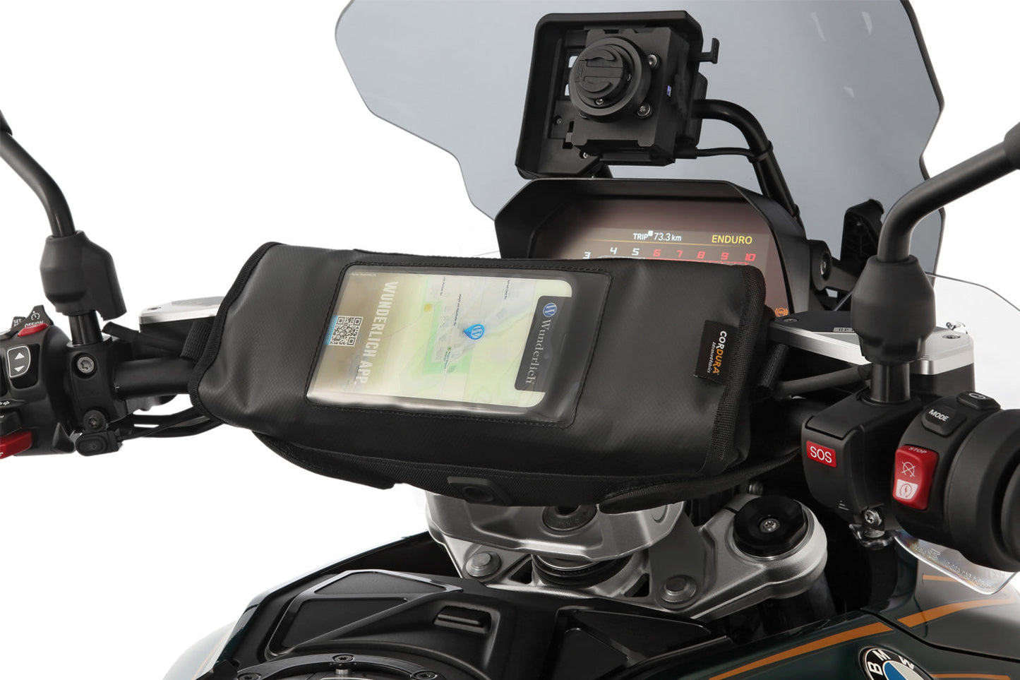 Handlebar bag BARBAG MEDIA waterproof - black