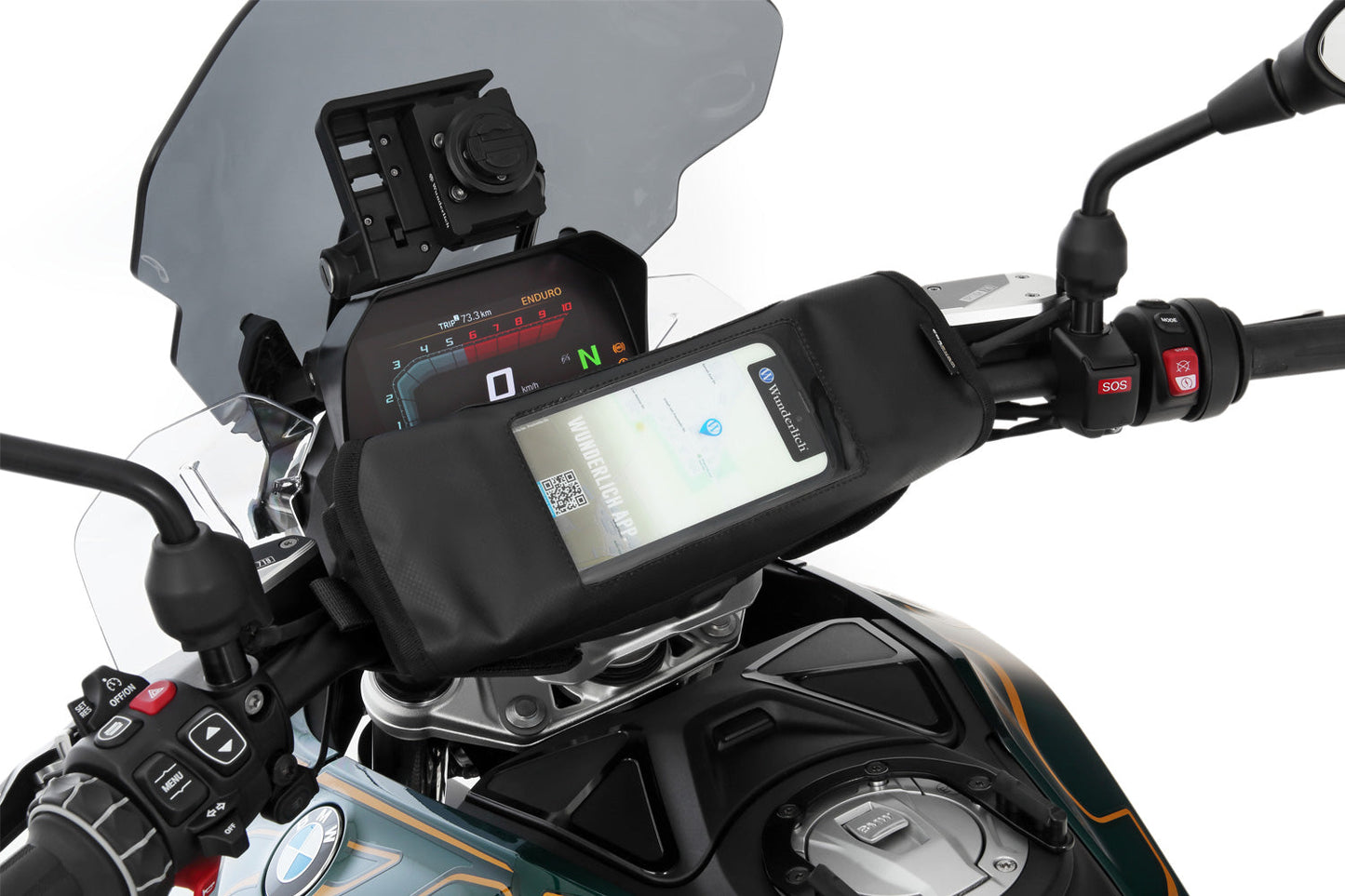 Handlebar bag BARBAG MEDIA waterproof - black