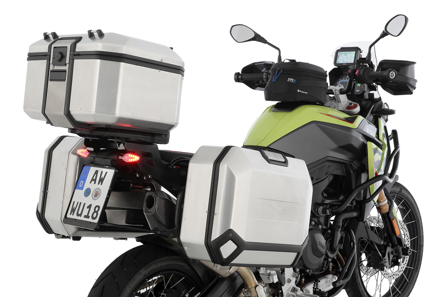 Topcase X-CASE X48 with standard lock - Piece - silver