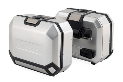 Suitcase Set X-CASE X36 Aluminium with programable lock - Set - silver