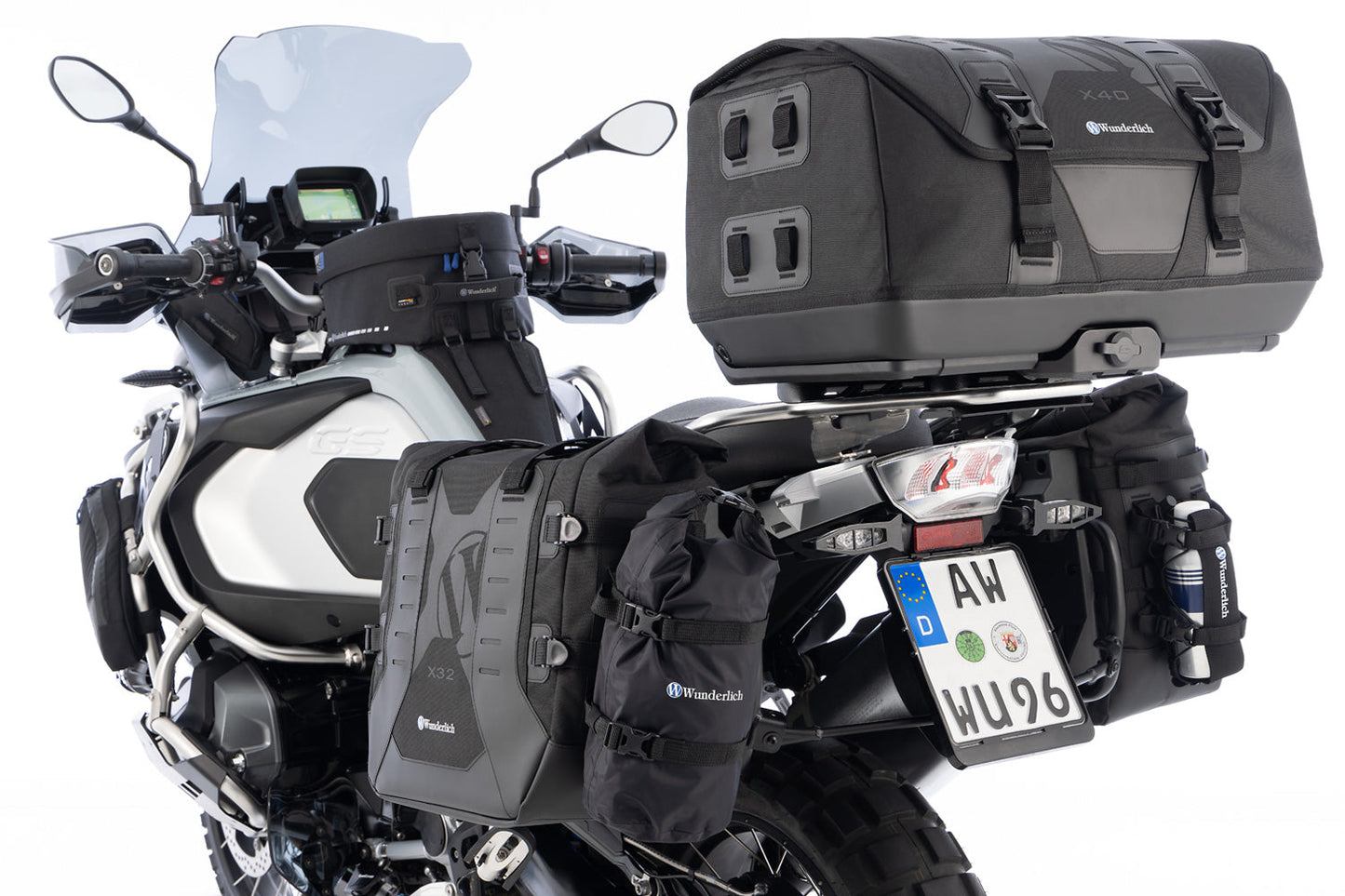 Wunderlich Luggage carrier X-RACK R 1250 GS / 1200 GS LC & Adventure - black