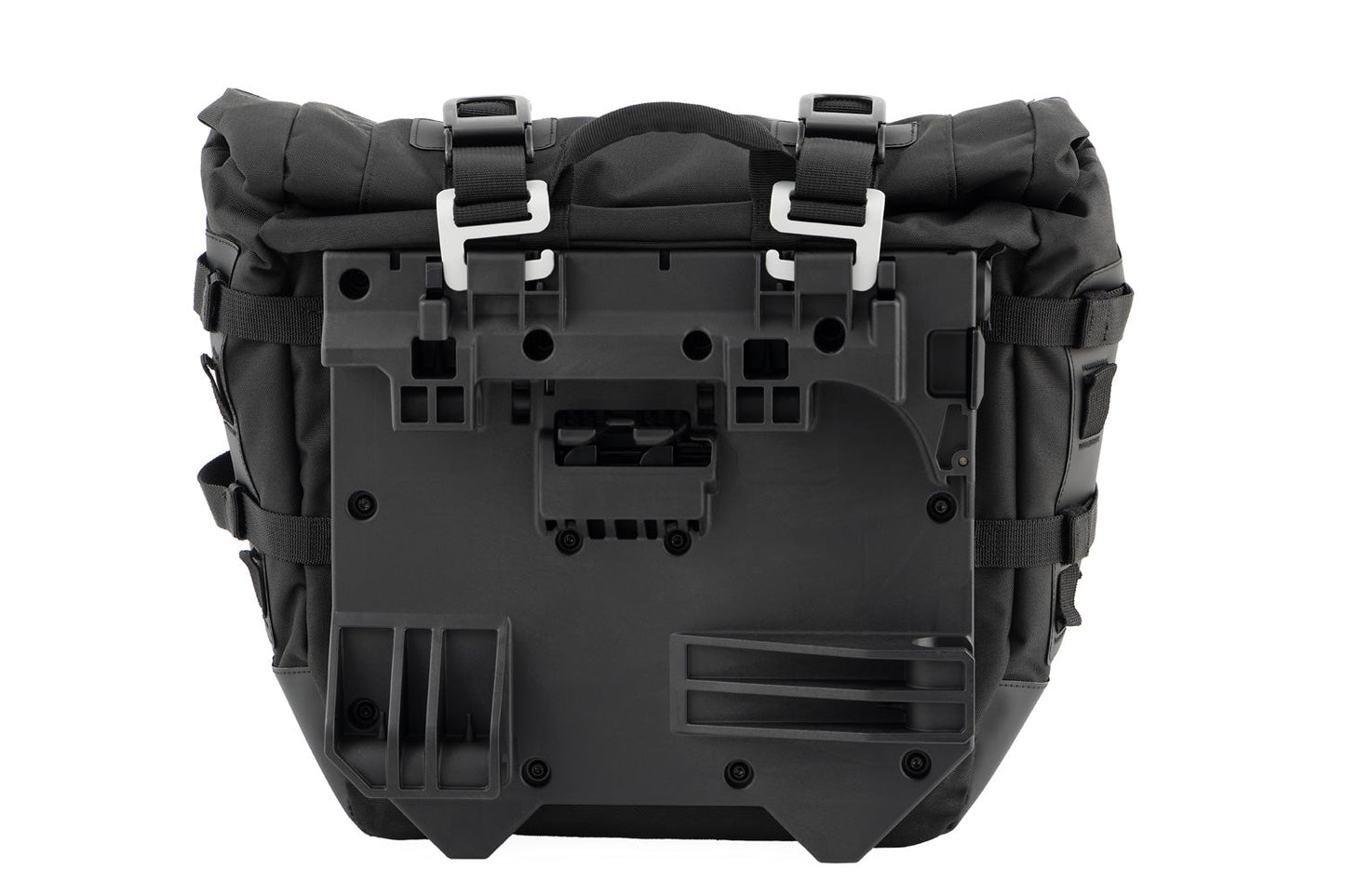 Luggage system: X-BAG side bags with X-Rack light - Set - black