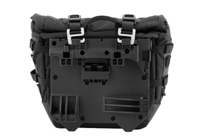 Luggage system: X-BAG side bags with X-Rack light - Set - black