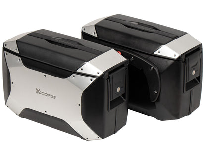 Hepco&Becker side case for C-Bow carrier - Set - black-silver