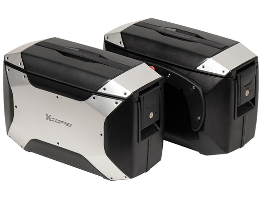 Hepco&Becker side case for C-Bow carrier - Set - black-silver