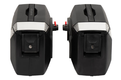 Hepco&Becker side case for C-Bow carrier - Set - black-silver