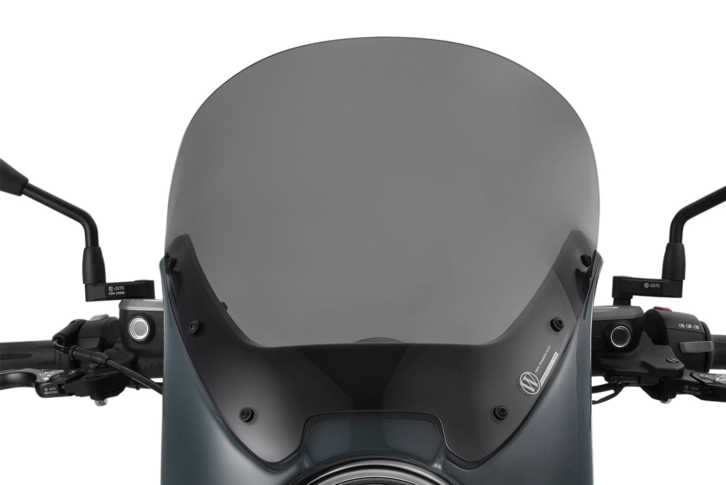 Touring Sport windshield for Classic-Trophy and Daytona cockpit fairings - high - smoked grey