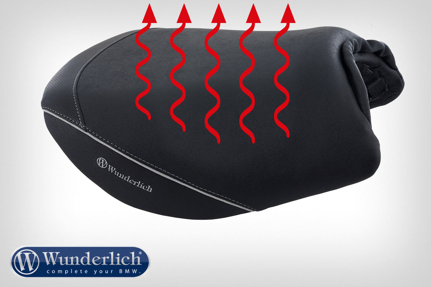 AKTIVKOMFORT rider seat with seat heating - standard - black