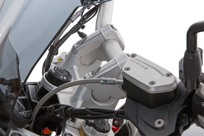 Handlebar riser ERGO+ silver