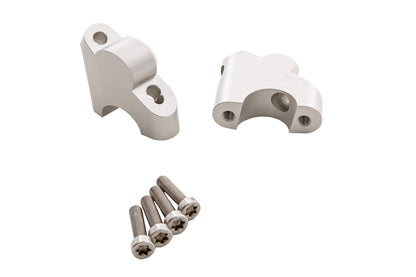 Handlebar riser ERGO+ silver
