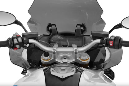 Tube-style handlebar - pre-drilled - silver