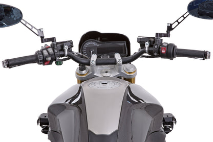 Tube-style handlebar - pre-drilled - black