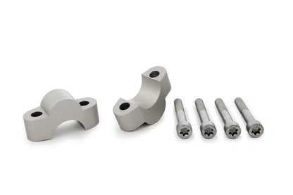 handlebar riser ERGO R 12 - 20mm - silver