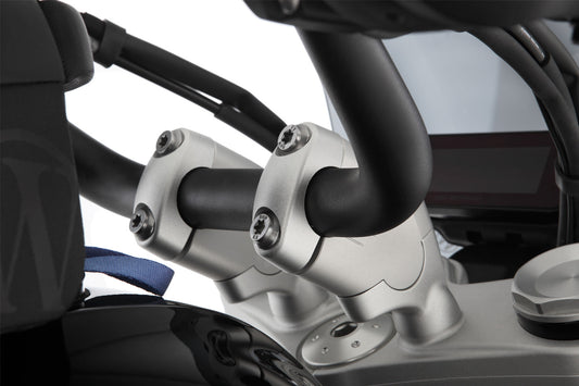 Handlebar riser ERGO+ R 12 / R 12 nineT - 41mm - silver