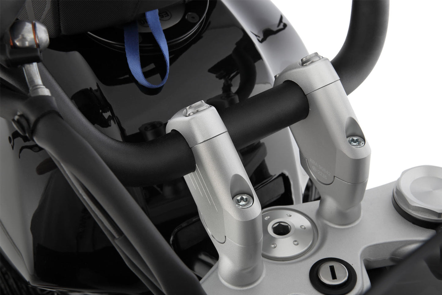 Handlebar riser ERGO+ R 12 / R 12 nineT - 41mm - silver