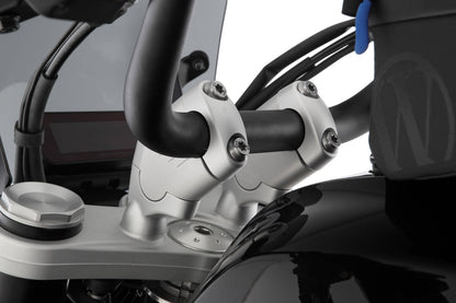 Handlebar riser ERGO+ R 12 / R 12 nineT - 41mm - silver