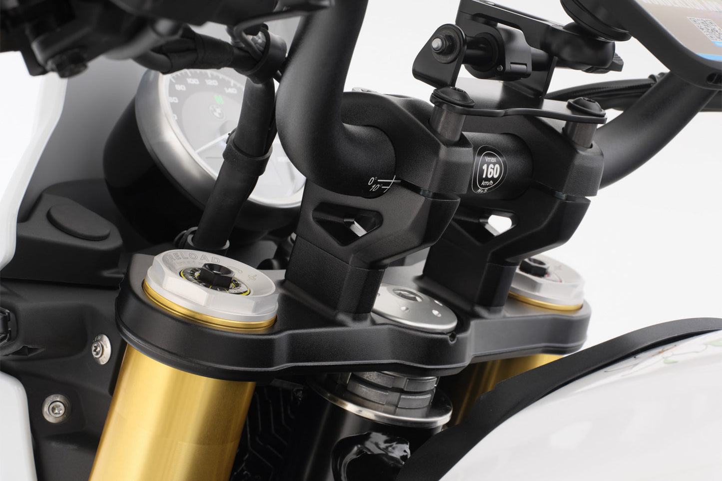 Wunderlich Handlebar Riser ERGO R 12 G/S - 20mm - silver