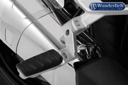 Passenger footrest lowering kit - silver