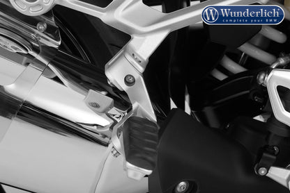 Passenger footrest lowering kit - silver