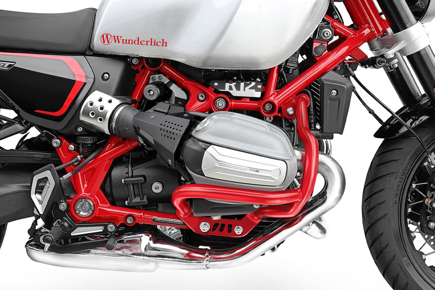 Engine Protection Bar GUARD BMW R 12 nineT - red