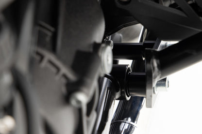 Widening set for R 12 + nineT engine protection bar - black