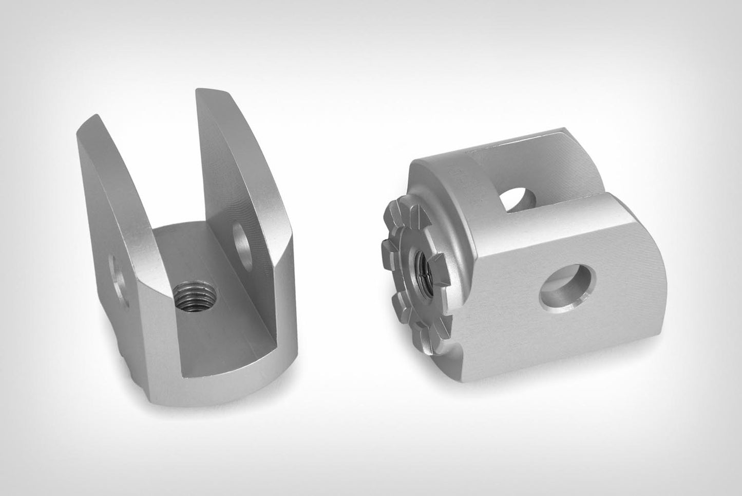 Vario footrest system Rider (pair) SILVER