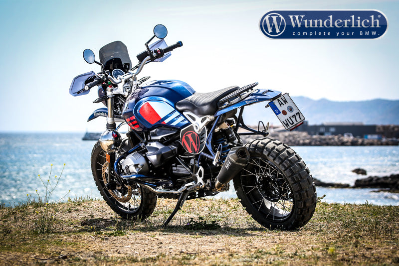 pillion luggage rack “Rallye” - with passenger frame - black