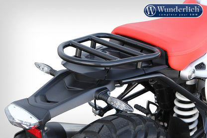 pillion luggage rack “Rallye” - with passenger frame - black