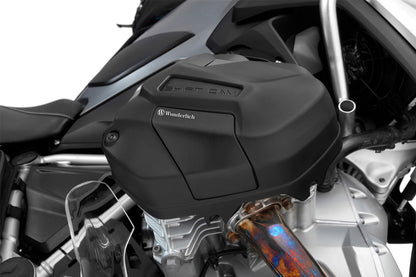 Valve cover & cylinder protectors EXTREME Black Edition - left and right - black