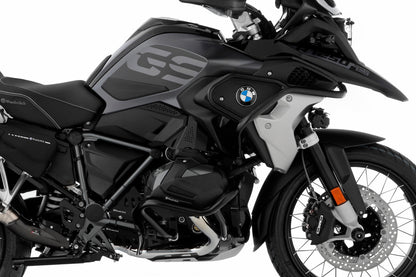 Valve cover & cylinder protectors EXTREME Black Edition - left and right - black