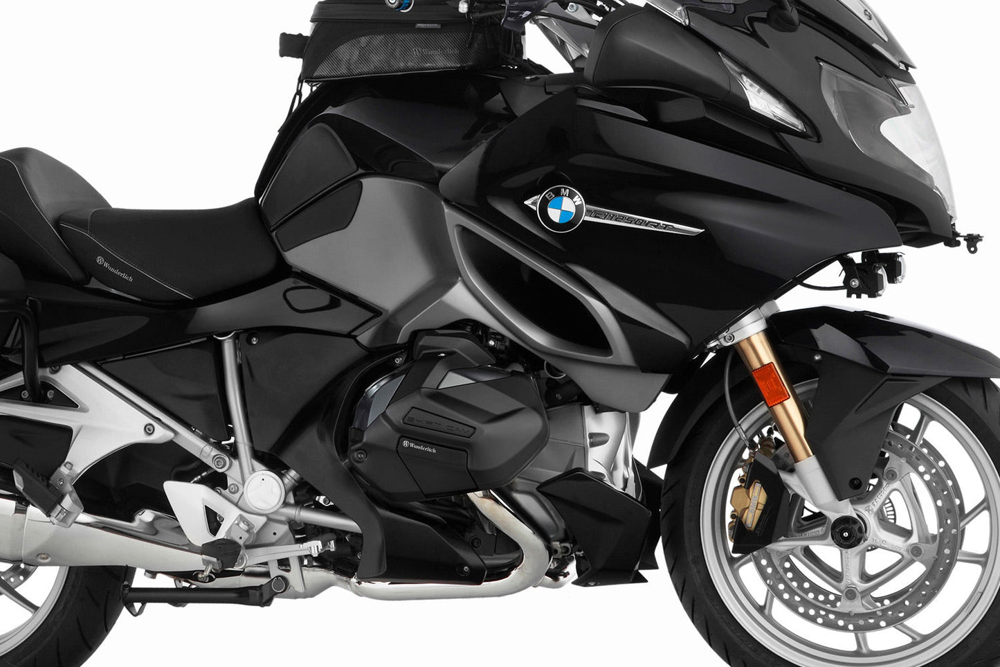 Valve cover & cylinder protectors EXTREME Black Edition - left and right - black