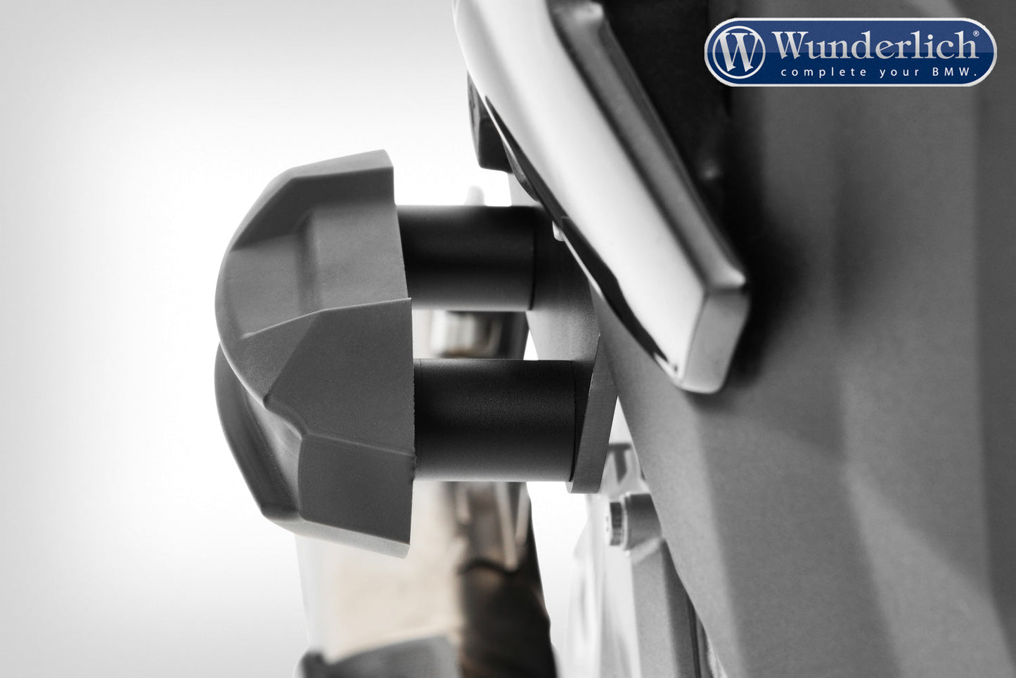 Wunderlich crash pads RACING - black-titanium