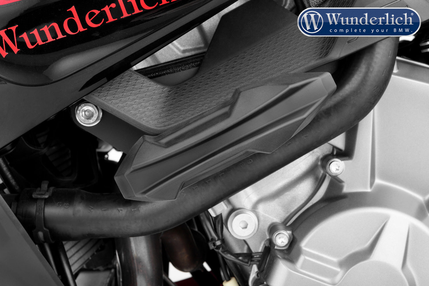 Wunderlich crash pads RACING - black-titanium