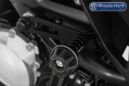 Wunderlich “DOUBLESHOCK” frame crash pad - black