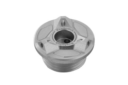 Oil filler plug - silver