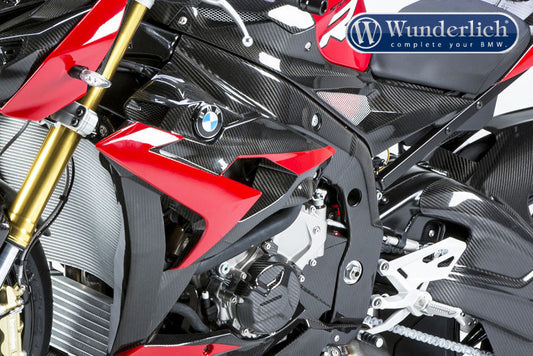 Water cooler cover - Left - carbon