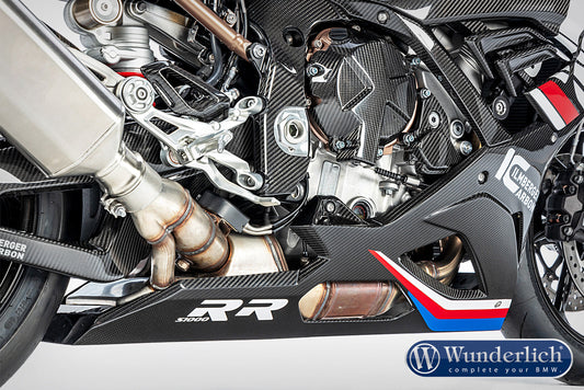 Ilmberger Belly pan S 1000 RR (2019 -) for racing exhaust - carbon