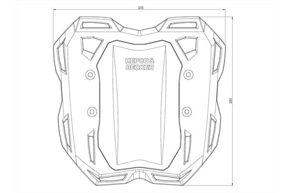 Luggage Rack Hepco & Becker Smartrack R12 G/S - black