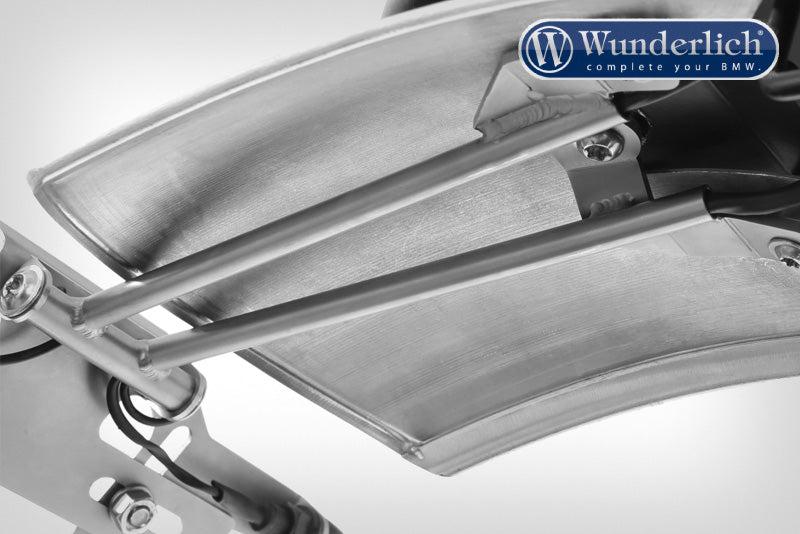 Wunderlich Retro-Sport R nineT number plate holder - stainless steel