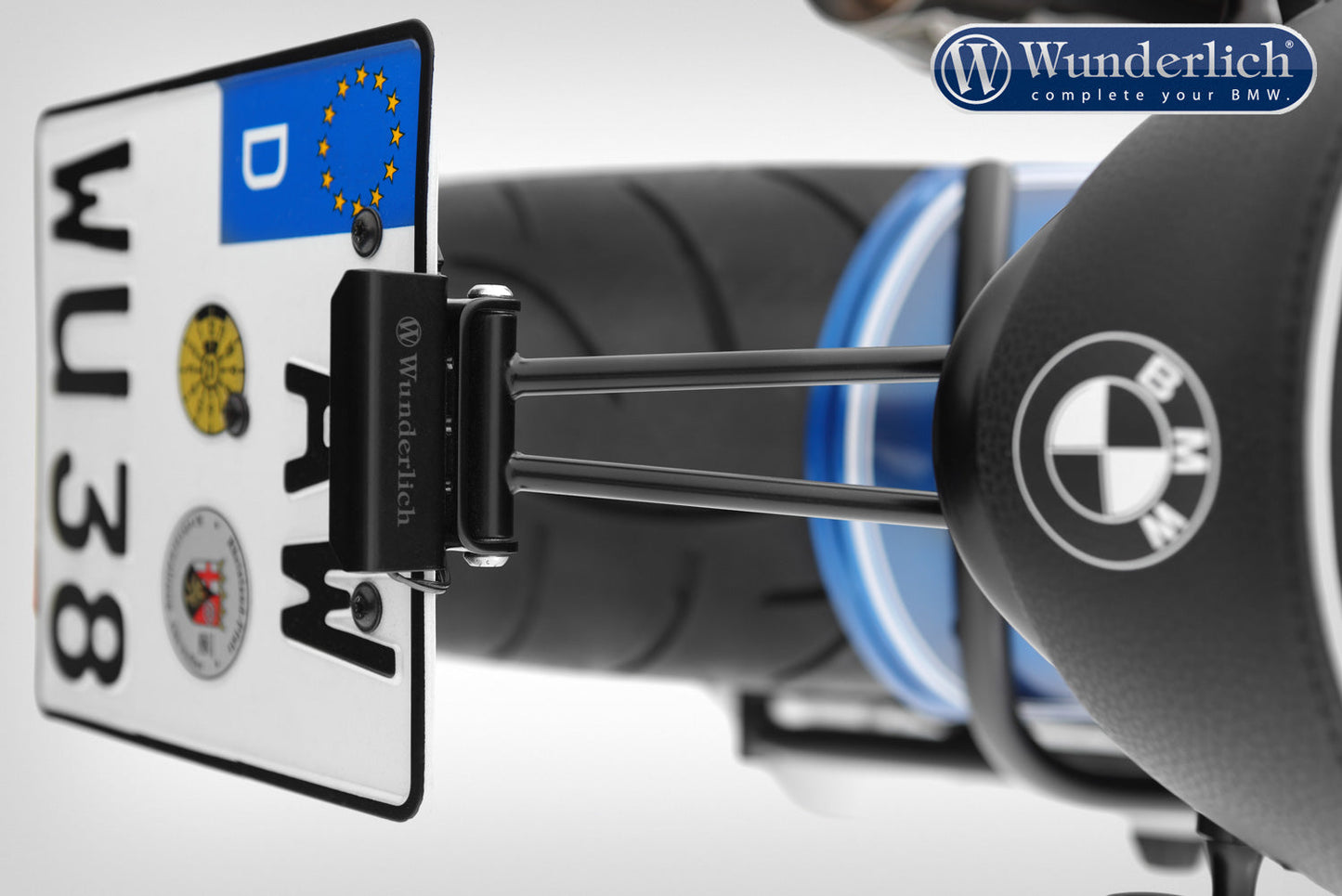 RETROSPORT license plate holder - black