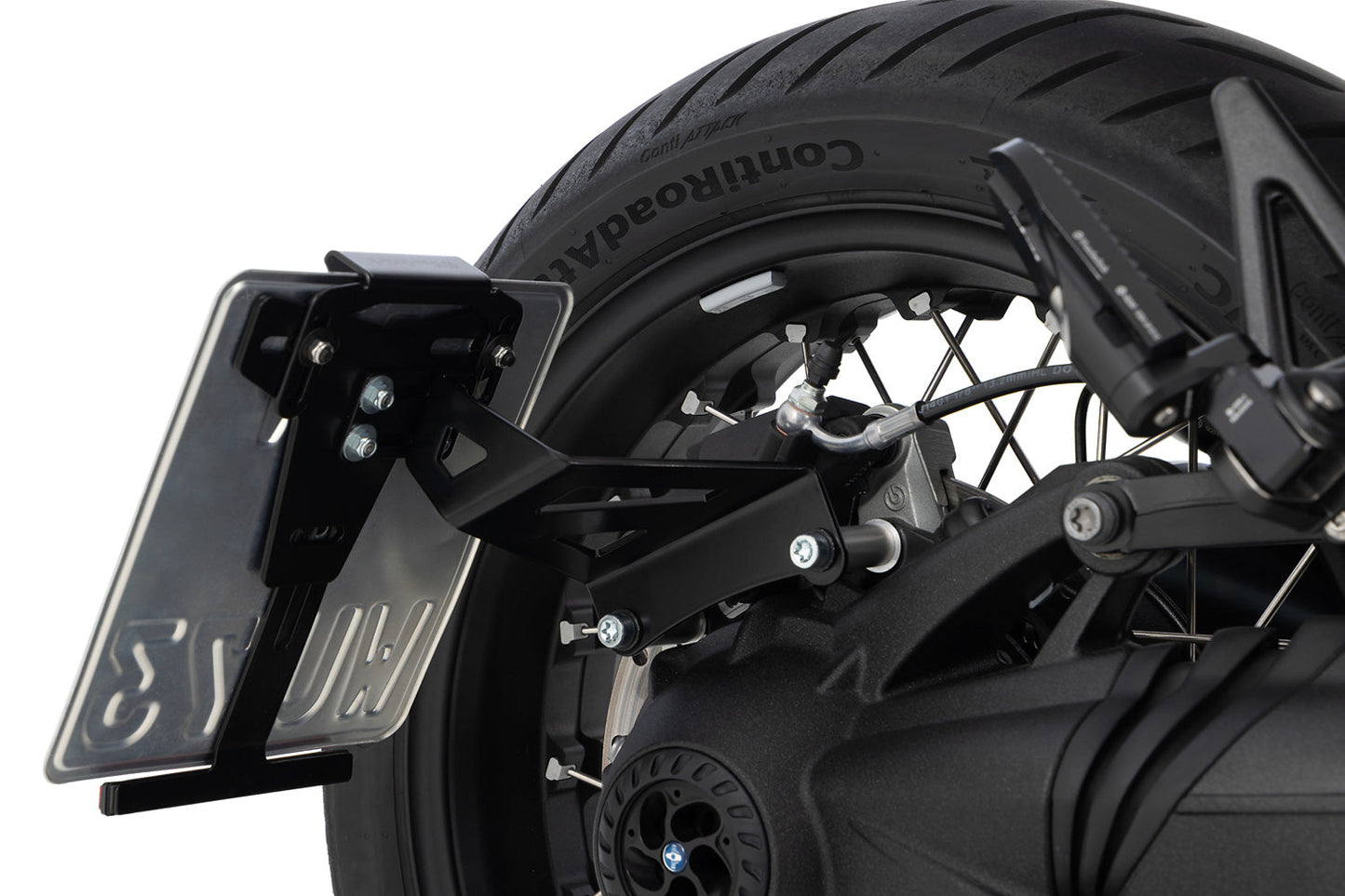 Wunderlich Number Plate Holder LOW R12 - black