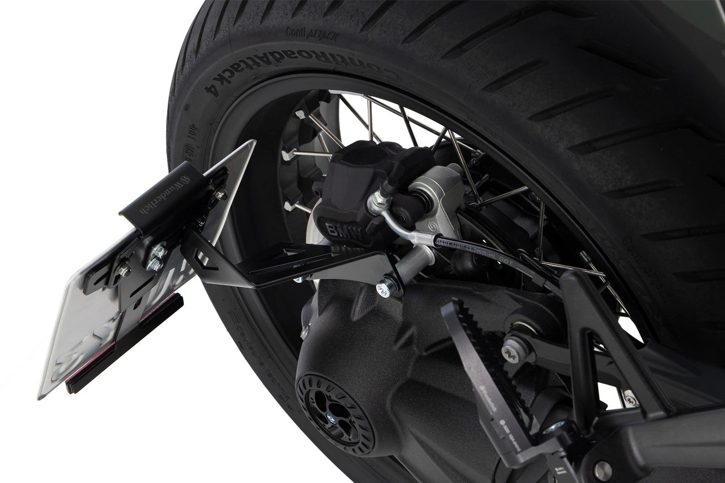 Wunderlich Number Plate Holder LOW R12 - black