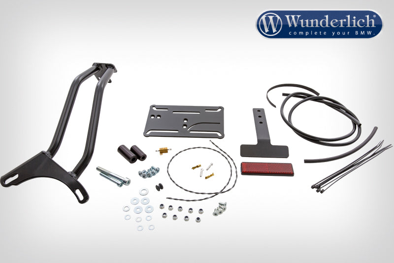 Wunderlich SWING tail section licence plate holder for shaft drive