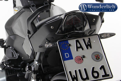 Signal bracket license plate holder for original blinker