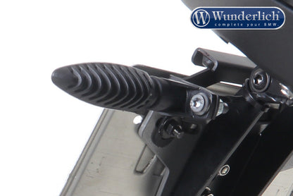 Signal bracket license plate holder for original blinker