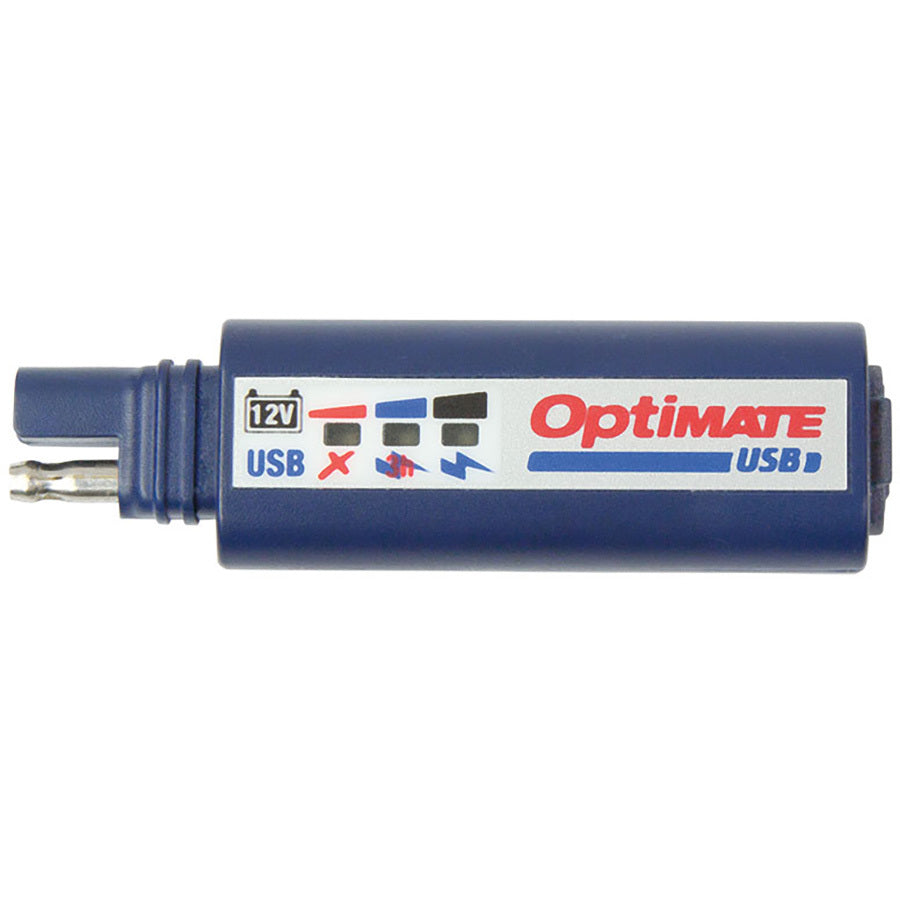 TECMATE OPTIMATE 2400MA USB CHARGER & 3-LED BATTERY MONITOR