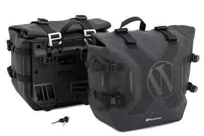Wunderlich X waterproof side-bag luggage system with carrier for F 450 GS