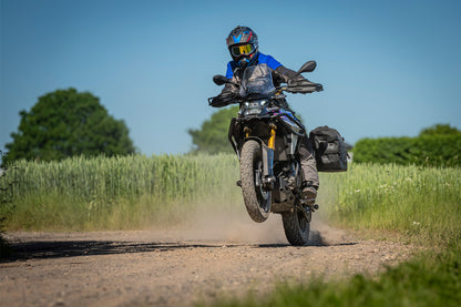 Wunderlich X waterproof side-bag luggage system with carrier for F 450 GS