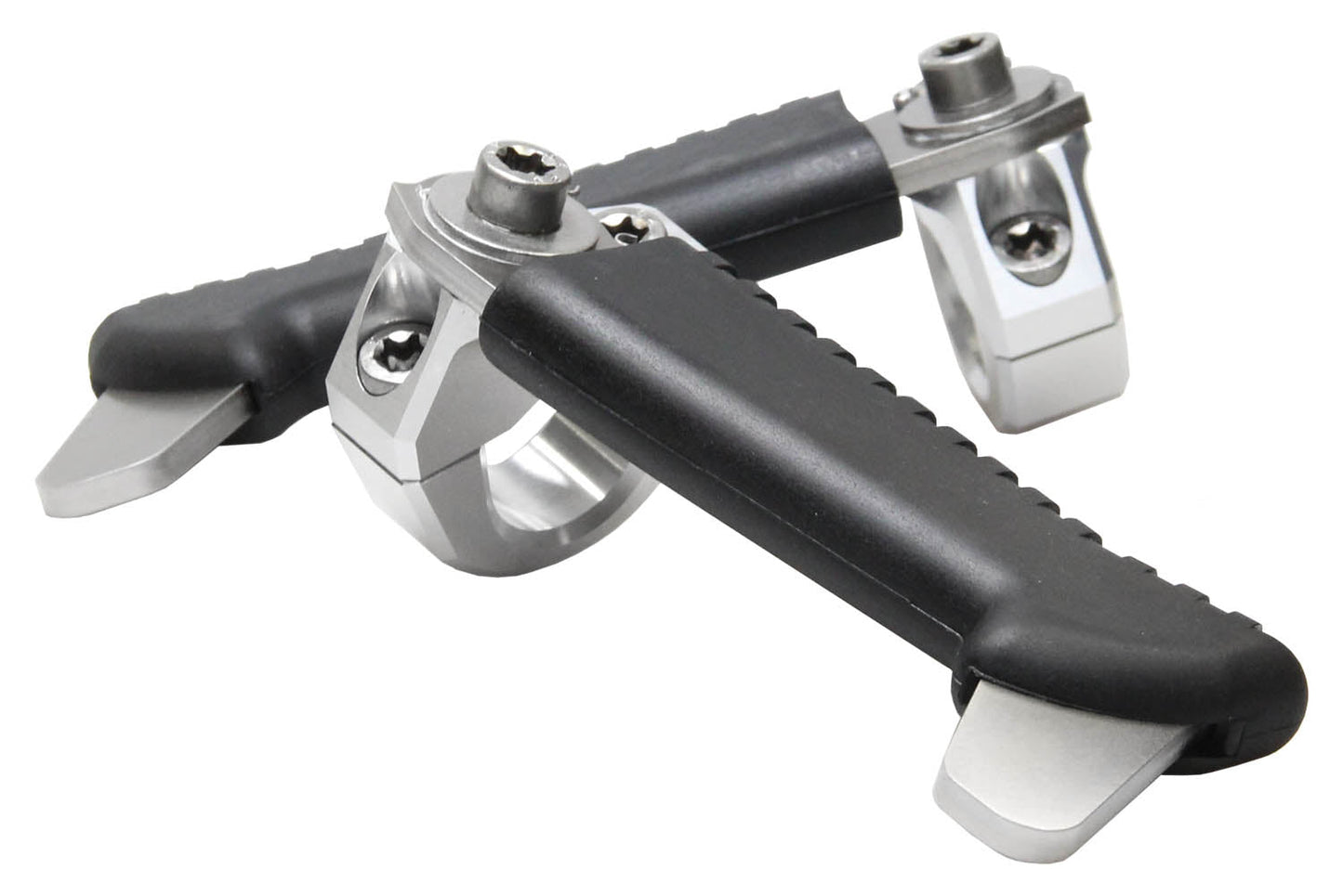 Protection bar foot rests - left and right - silver